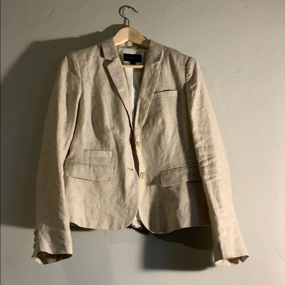 Banana Republic Linen Blazer